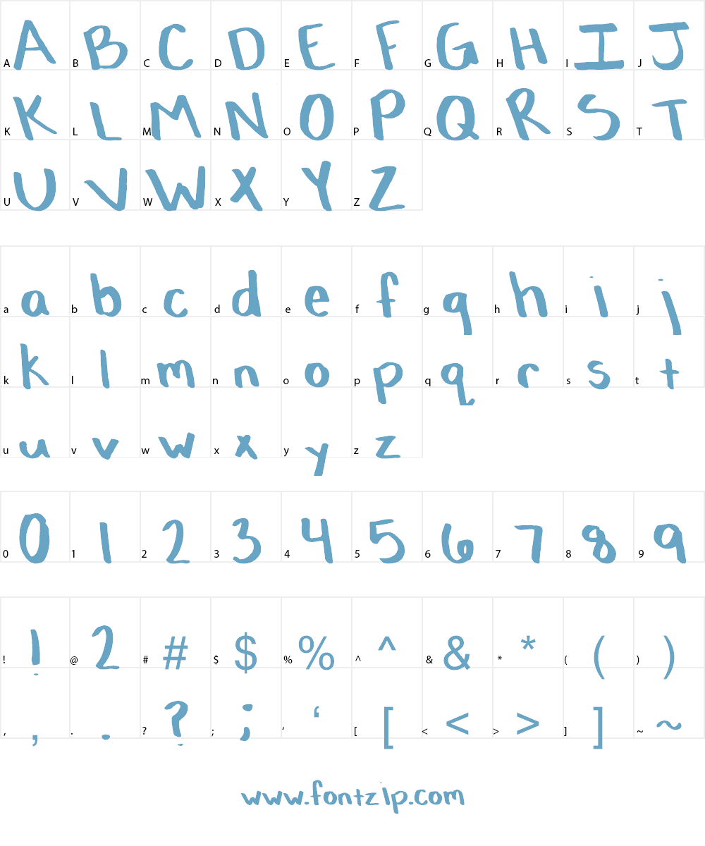 Cookie Dough Font Character